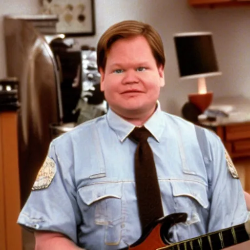 Prompt: film still, of andy richter, in comedy film ( 1 9 9 7 )