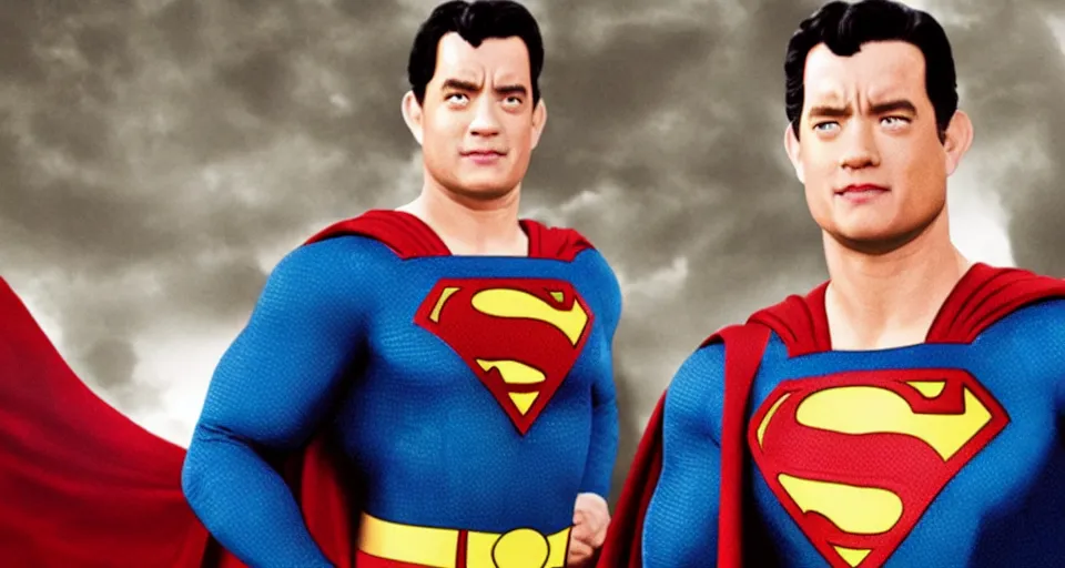 Prompt: tom hanks as superman