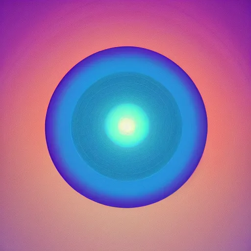 Image similar to psychedelic object floating in front of a light blue background, infinity, eternity, ineffable, subtle colors, ultra realistic, 8 k, golden hour