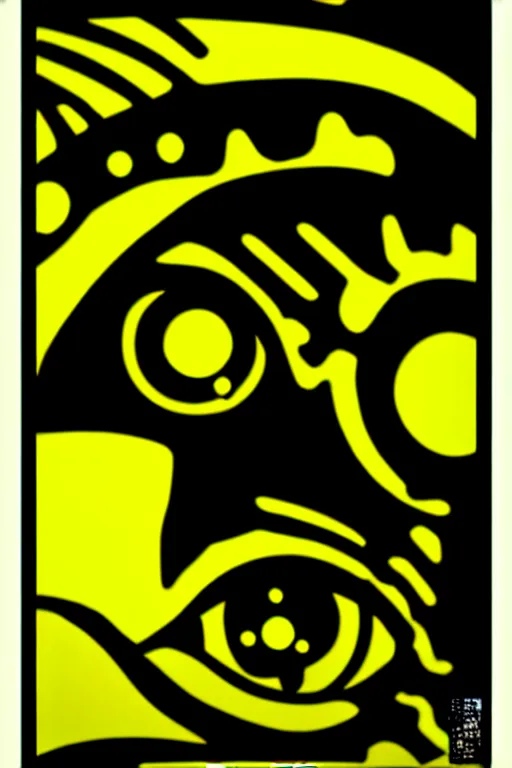 Image similar to 🐊 ❤🔥 🌞 👽 futuristic japanese cyberpunk by roy lichtenstein, by andy warhol, ben - day dots, pop art, bladerunner, pixiv contest winner, cyberpunk style, cyberpunk color scheme, mechanical, high resolution, hd, intricate detail, fine detail, 8 k