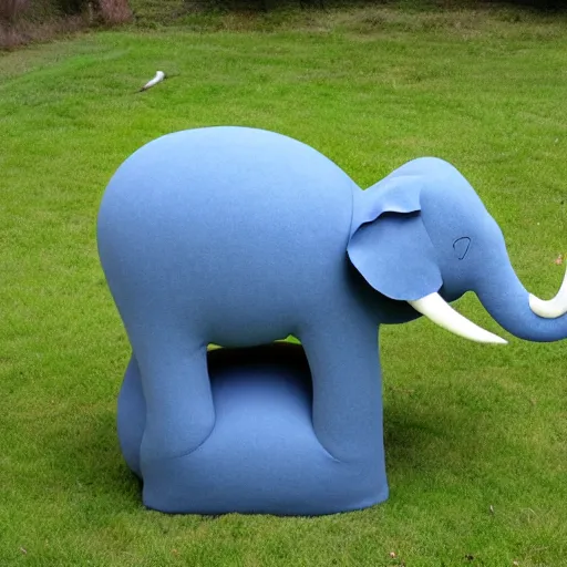 Image similar to surrealist elephant chair