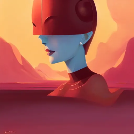 Image similar to face icon stylized minimalist the day the earth stood still 1 9 5 1, loftis, cory behance hd by jesper ejsing, by rhads, makoto shinkai and lois van baarle, ilya kuvshinov, rossdraws global illumination