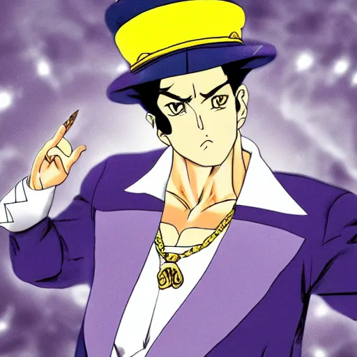 Image similar to jotaro kujo from jojos bizarre adventure