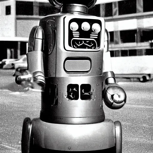 Prompt: Robot from the 60's