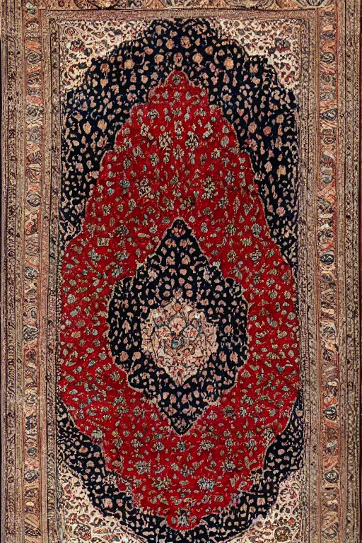 Prompt: realistic persian rug