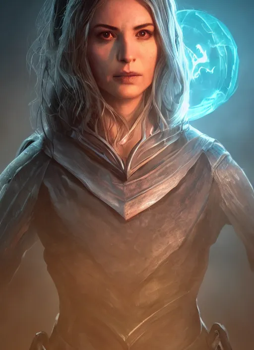 Prompt: a female doctor, ultra detailed fantasy, elden ring, realistic, dnd, rpg, lotr game design fanart by concept art, behance hd, artstation, deviantart, global illumination radiating a glowing aura global illumination ray tracing hdr render in unreal engine 5