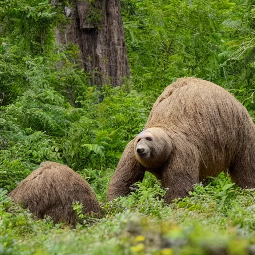 Image similar to giant ground sloth nature photography