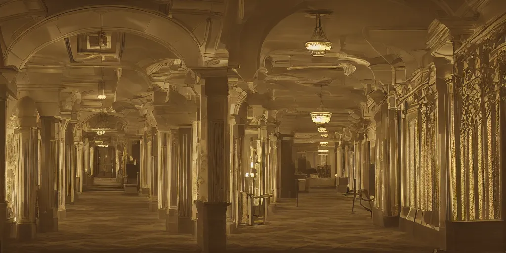 Prompt: welcome to the hotel california,, symmetric, intricate, dynamics lighting, cinematic,