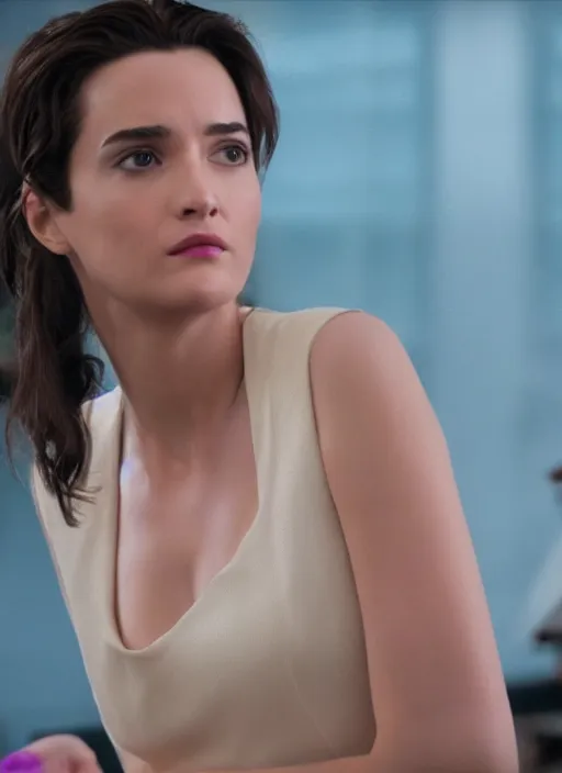 Image similar to stunning young Winona in the Wolf of Wallstreet, debut, HD screenshot