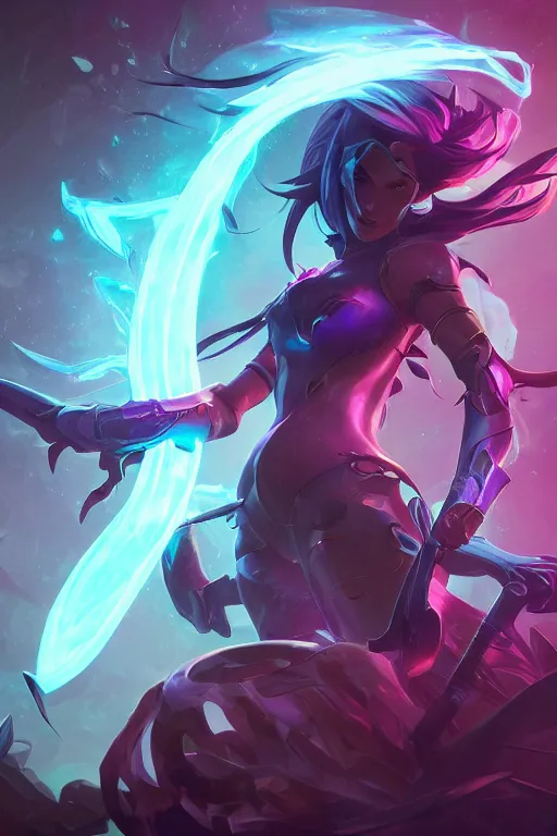 Prompt: vayne league of legends wild rift hero champions arcane magic digital painting bioluminance alena aenami artworks in 4 k design by lois van baarle by sung choi by john kirby artgerm and greg rutkowski and magali villeneuve mage fighter assassin