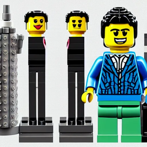 Image similar to lego jeff goldblum,