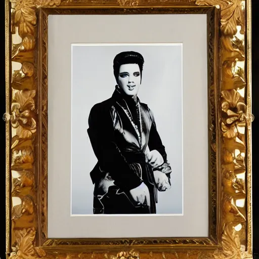 Image similar to photo of elvis in elizabethan fashion