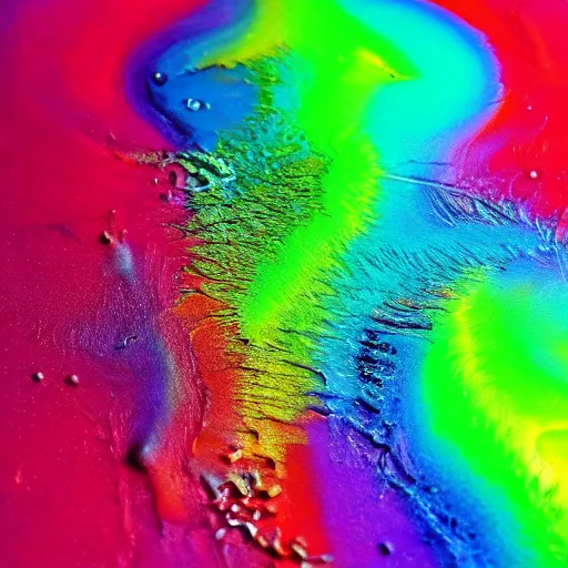 Image similar to beautiful colorful liquid art, neon colors, gradient