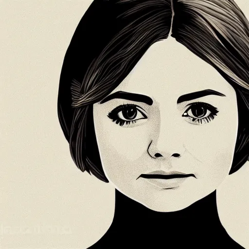 Prompt: jenna coleman. clean cel shaded vector art. shutterstock. behance hd by lois van baarle, artgerm, helen huang, by makoto shinkai and ilya kuvshinov, rossdraws, illustration, art by ilya kuvshinov