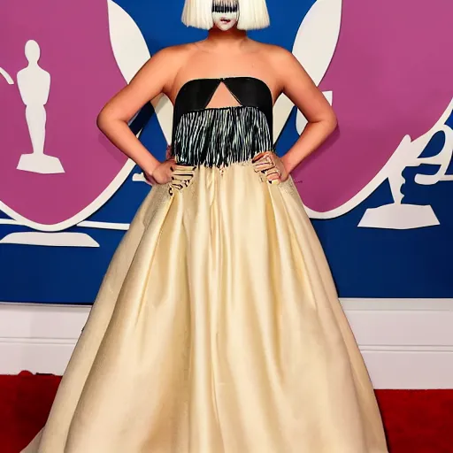 Image similar to Sia Furler red carpet