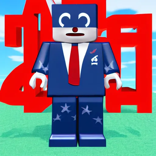 Image similar to roblox joe biden