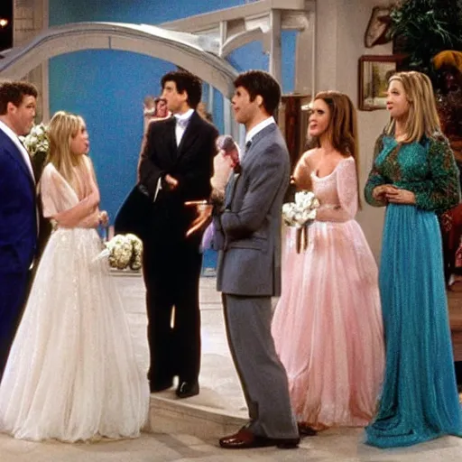 Image similar to The one where Ross leaves Rachel to marry a beautiful dinosaur