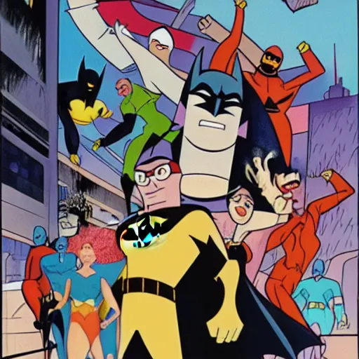 Prompt: Batman: the animated series (1992), by Eric Radomski
