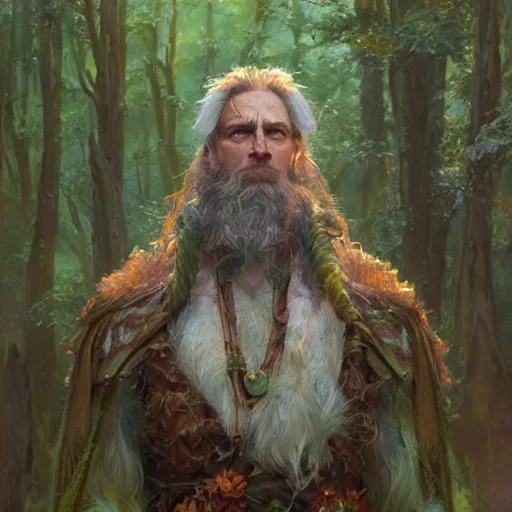 Image similar to Nature druid, character portrait by Donato Giancola, Craig Mullins, digital art, trending on artstation