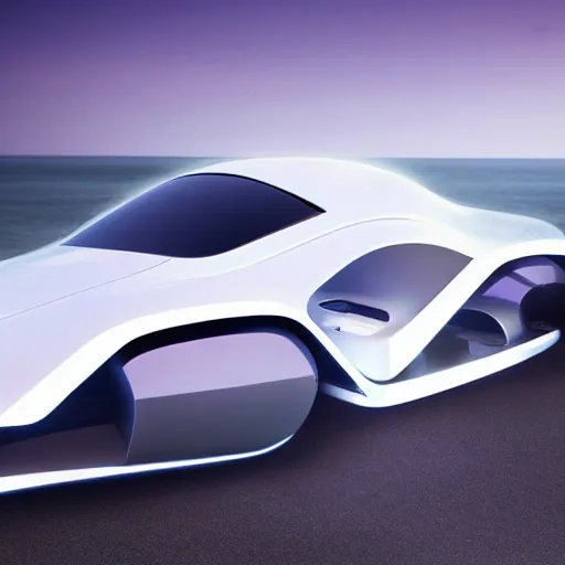 Image similar to futuristic concept car shaped like a shark, high resolution