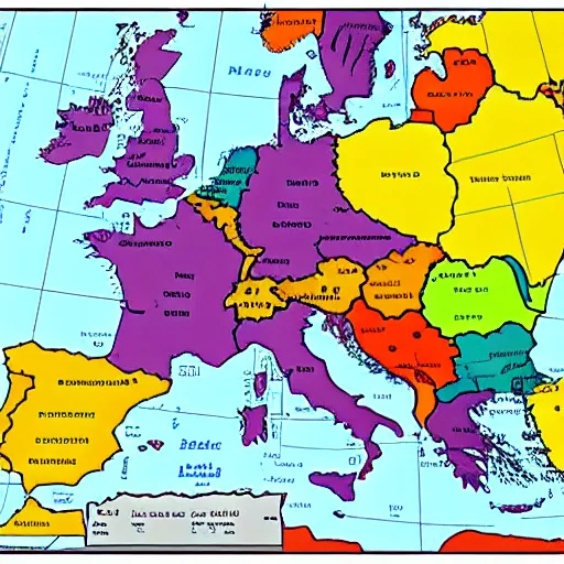 Prompt: map of Europe if the Axis powers won World War II.