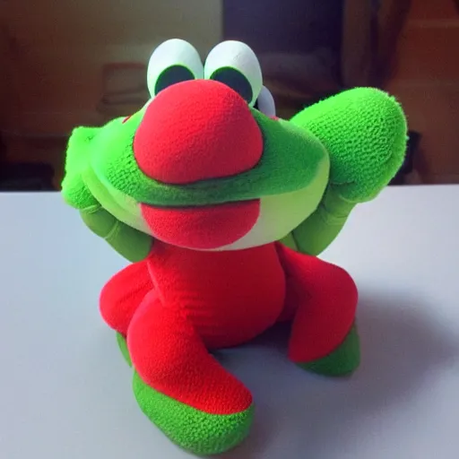 Image similar to yoshi in real life