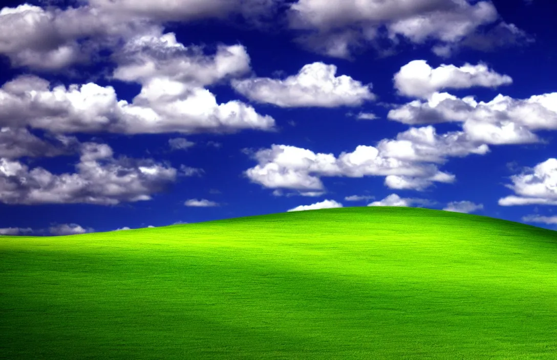Image similar to windows XP bliss wallpaper