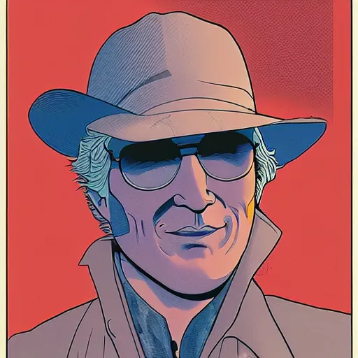 Image similar to richard gere retro minimalist portrait moebius starwatcher comic by jean giraud, 8 k