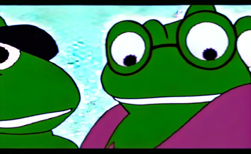 Prompt: frame from pepe ace movie