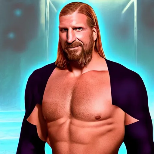 Image similar to Triple H as a Disney character