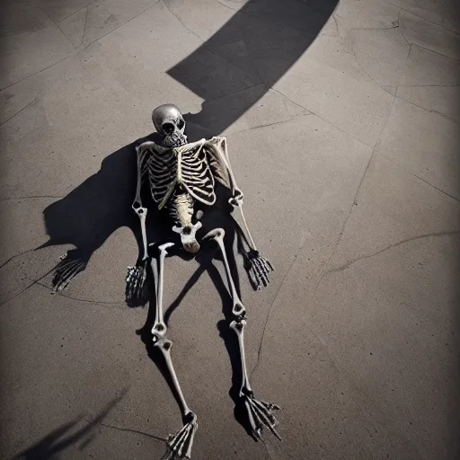 Image similar to skeleton wearing swag michal karcz