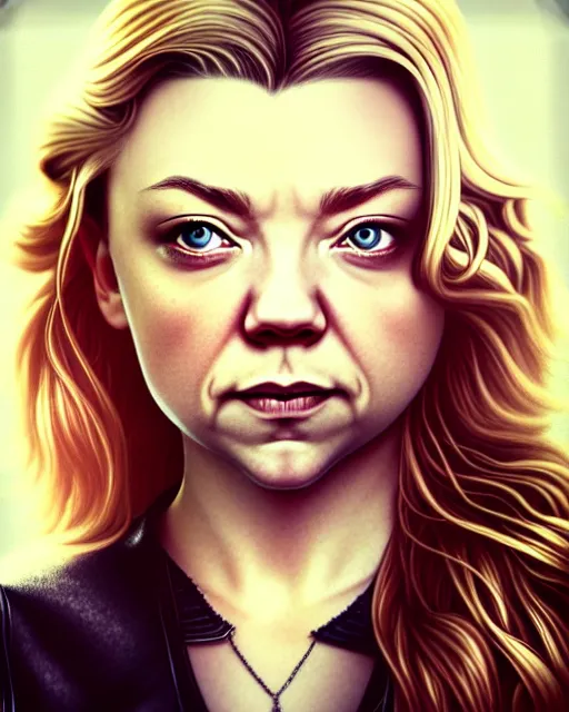 Image similar to natalie dormer, character portrait, portrait, close up, concept art,,,