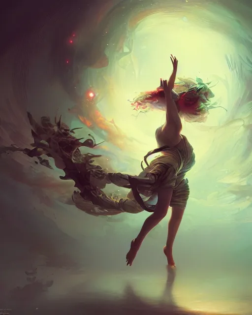 Prompt: the most amazing dream you ever had about a beautiful woman dancing, closeup, hyper realistic, ambient lighting, concept art, intricate, hyper detailed, smooth, peter mohrbacher, vibrant, high contrast, volumetric lighting, octane