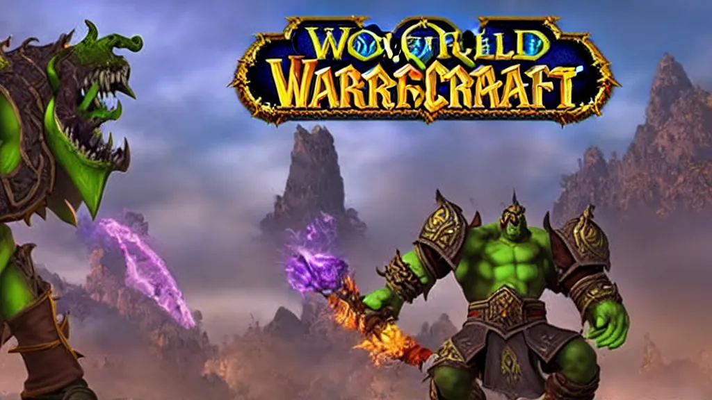 Image similar to 4 k 6 0 fps in - game world of warcraft 2 gameplay showcase, highly detailed