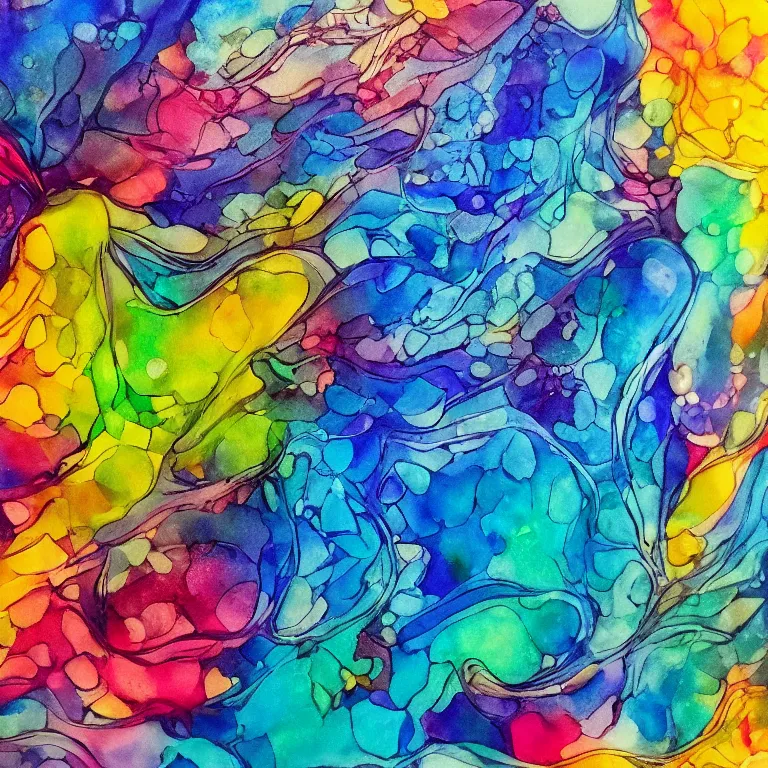 Inks in Motion: Abstract Flow, & Mark-Making with Alcohol Inks - River Arts  District Artists