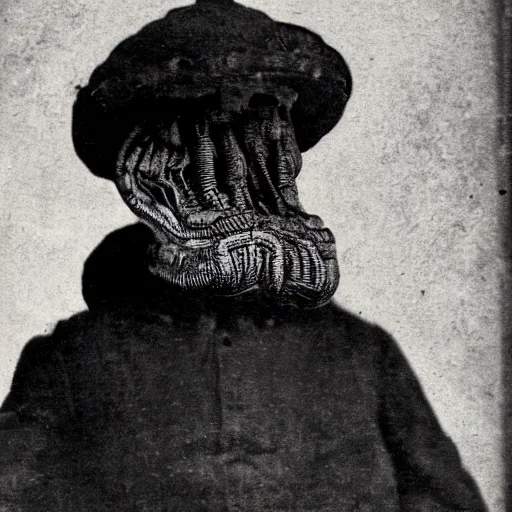 Prompt: daguerrotype of the first alien sighting in 1 8 8 5