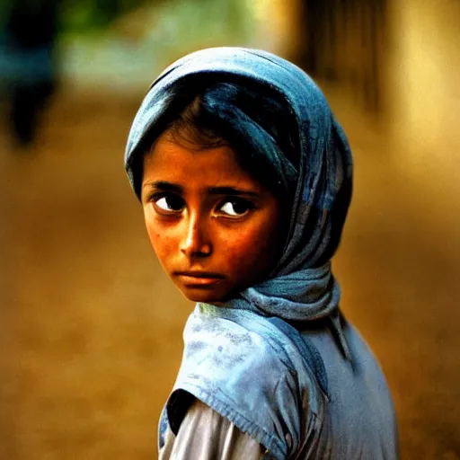 Image similar to the portrait of a girl, by steve mccurry,