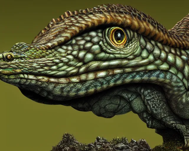 Image similar to langford's basilisk, art by national geographic,, nature show, 4 k