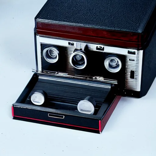 Image similar to executive toy. professional product photo. cinestill 1 9 7 0