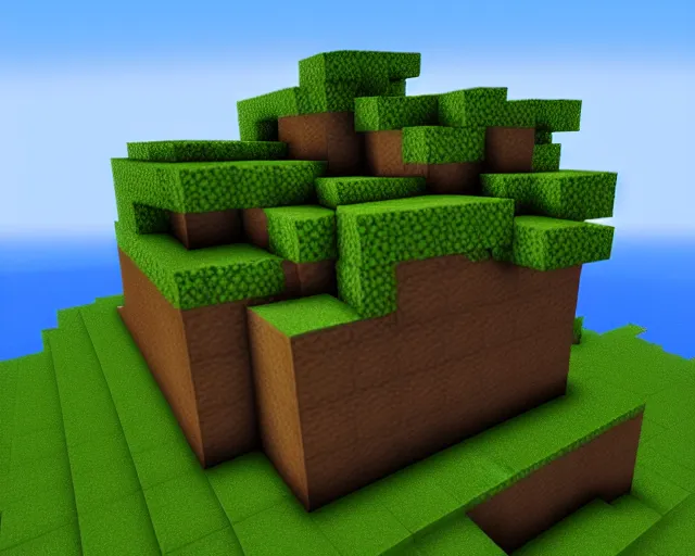 ArtStation - Minecraft Grass Block