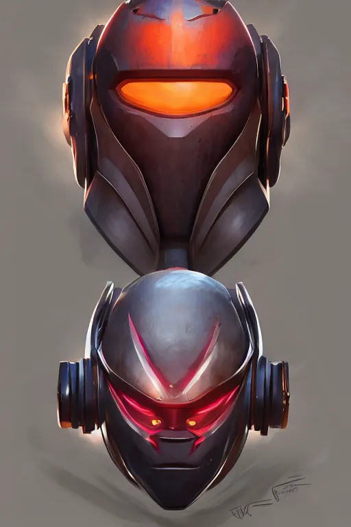 Image similar to epic mask helmet robot ninja portrait stylized as fornite style game design fanart by concept artist gervasio canda, behance hd by jesper ejsing, by rhads, makoto shinkai and lois van baarle, ilya kuvshinov, rossdraws global illumination radiating a glowing aura global illumination ray tracing hdr render in unreal engine 5