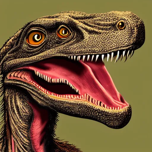 Prompt: velociraptor, high detailed, photorealistic