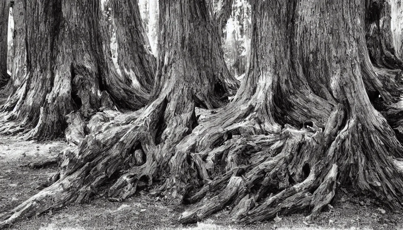 Image similar to tree stump by ansel adams