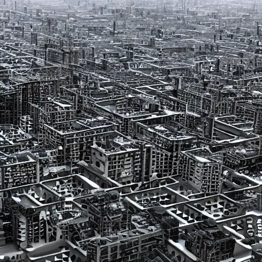 Prompt: apocalyptic city, buildings covered in shiny black liquid rubber