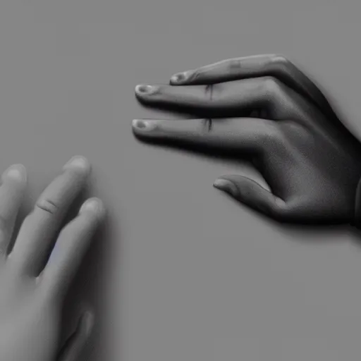 Prompt: a human's hand, realist, render, 8k