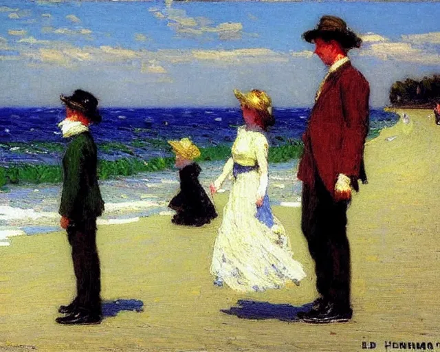 Image similar to edward henry potthast