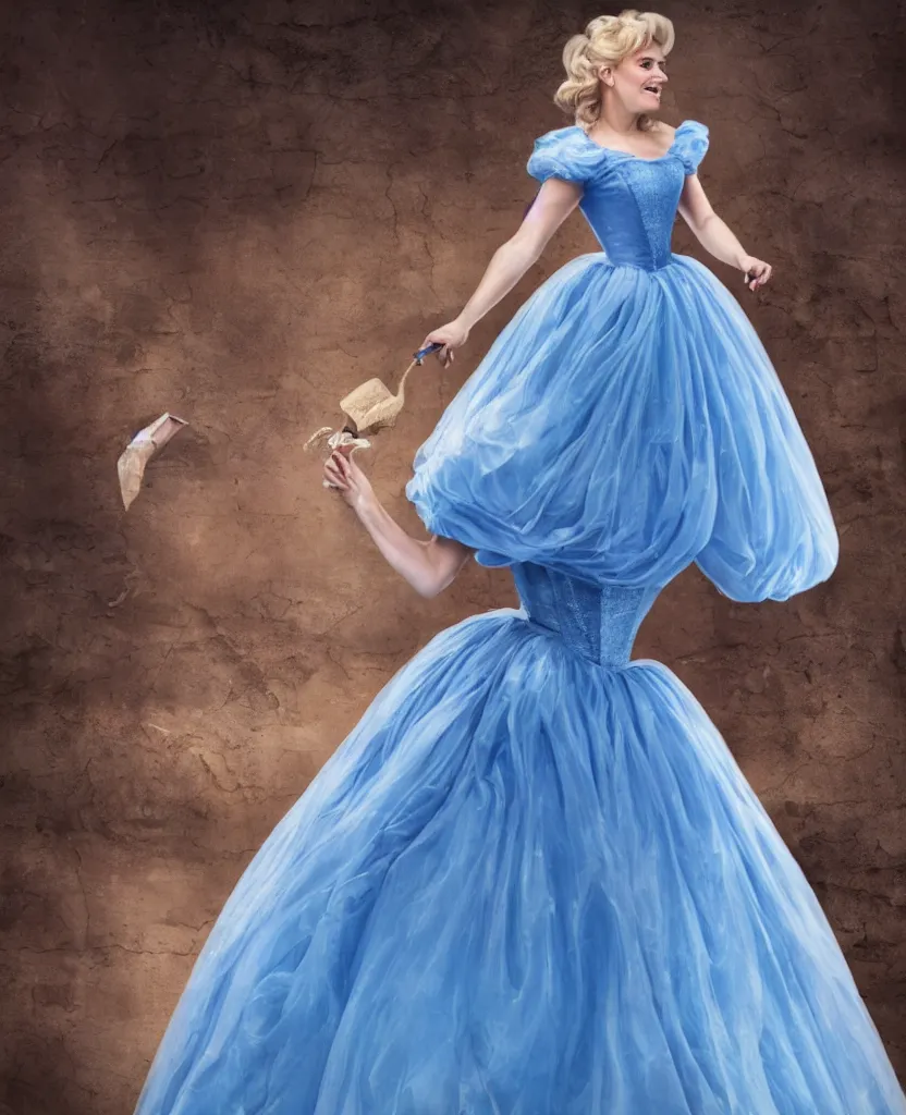 Image similar to photo of an ugly cinderella, realistic, 8 k