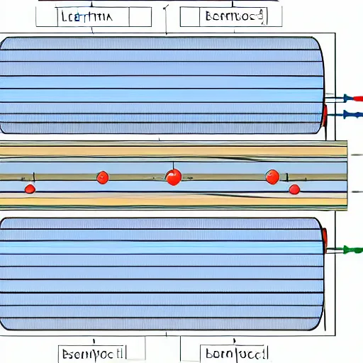 Image similar to a physics diagram of a beam supported on both ends with a load in the middle