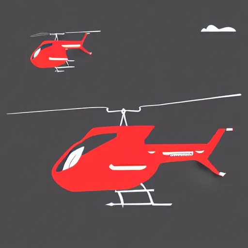 Image similar to an helicopter riding another helicopter, vector art, pixiv, funny, colorful, uhd, minimalist, pretty, tending on artstation, flat shading, deviantart hd