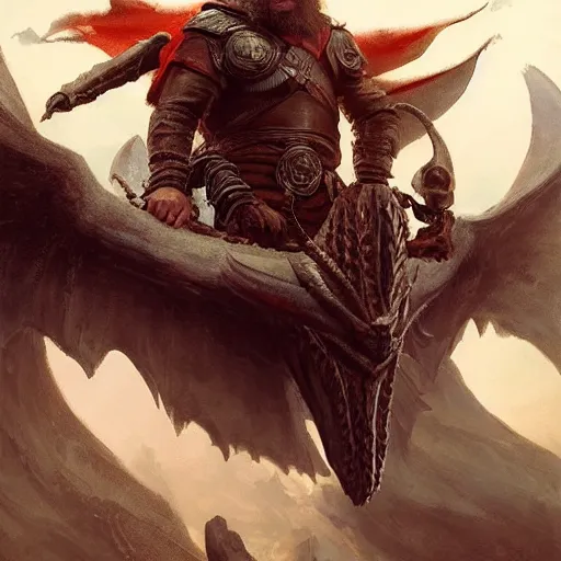 Prompt: a viking man flies aboard a dragon over the white house, in his hands he holds the severed head of donald trump, highly detailed, concept art, art by wlop and artgerm and greg rutkowski, masterpiece, trending on artstation 8 k